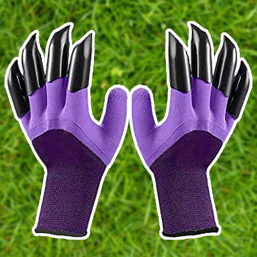 Gartenhandschuhe mit Krallen