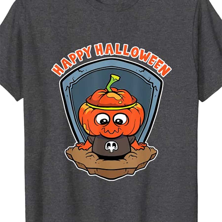 T-Shirt: „Happy Halloween“