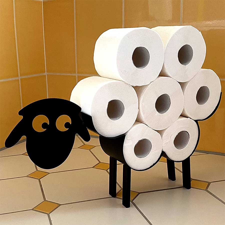 Schaf-Toilettenpapierhalter