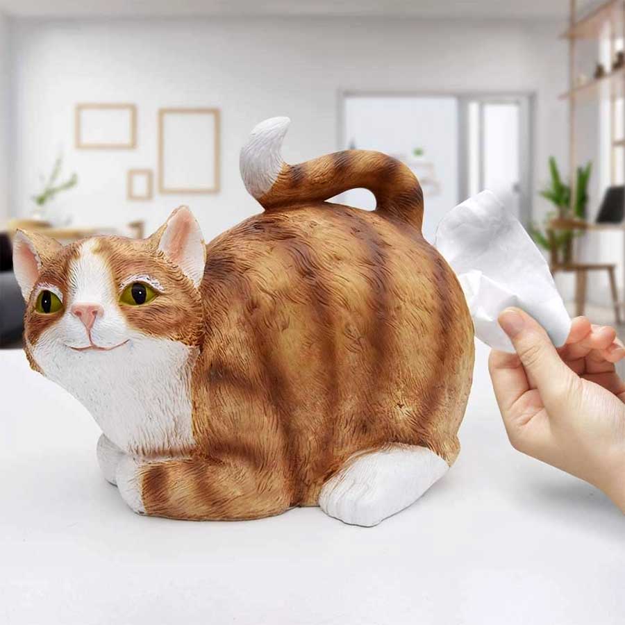 Katzenhintern-Taschentuch-Halter
