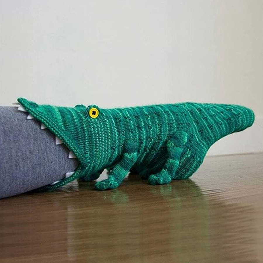 Krokodil-Socken