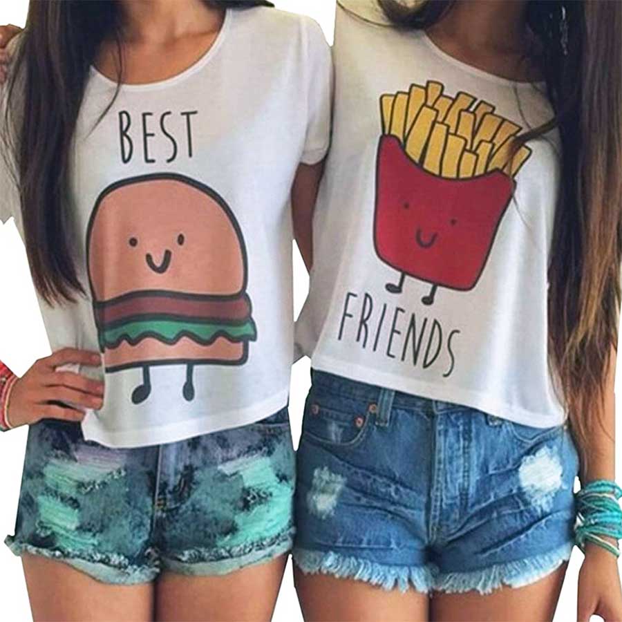 „Best Friends“-T-Shirts