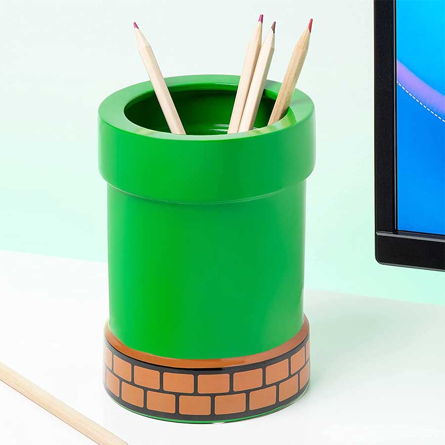 Super-Mario-Röhre Blumentopf/Stiftehalter