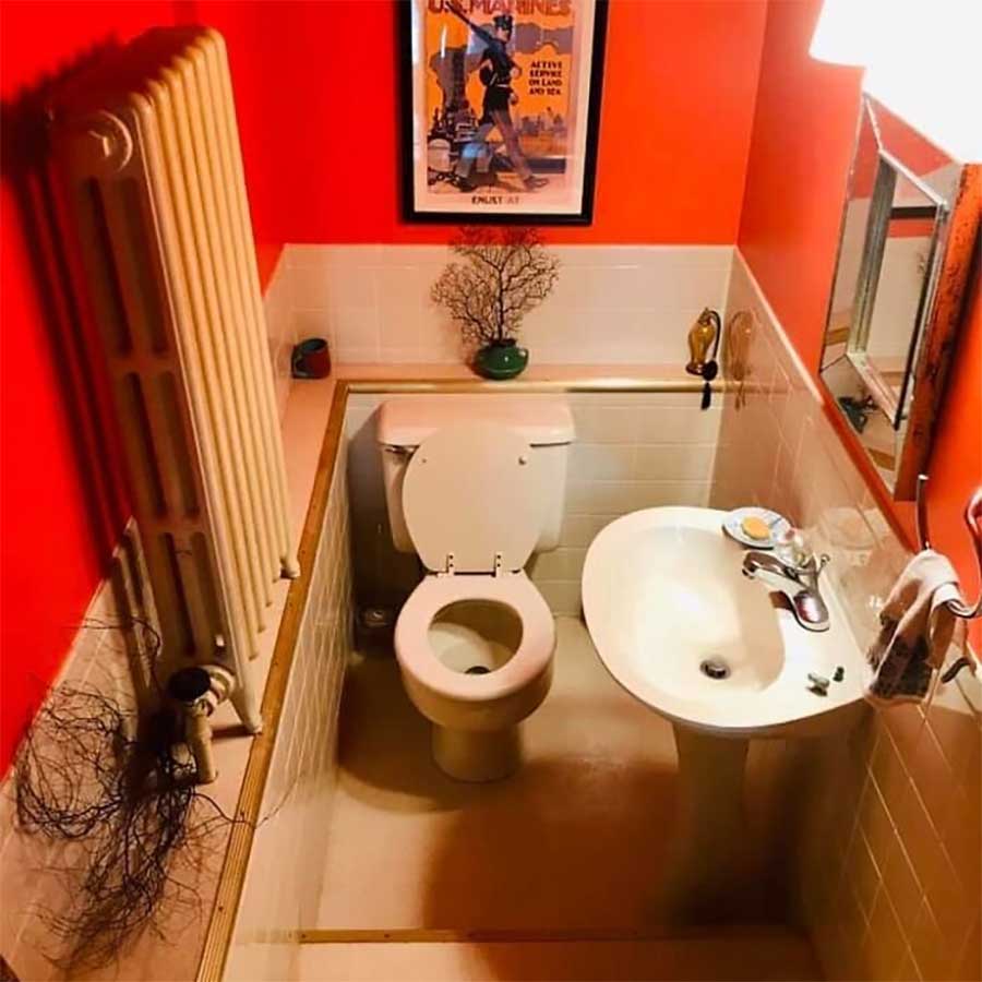 25 kuriose Badezimmer