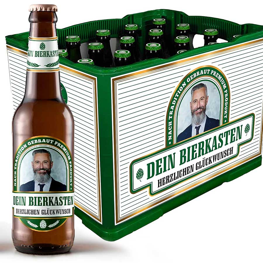 Personalisierbare Bierkiste