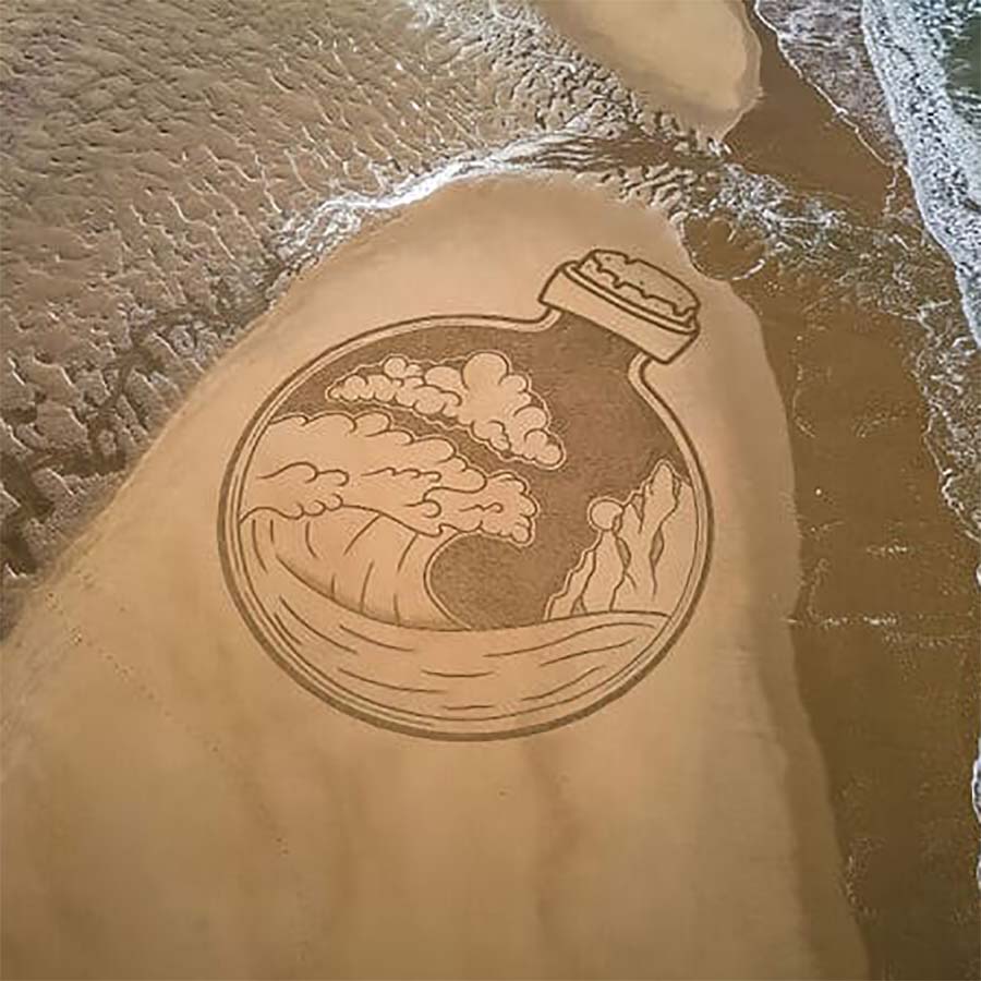Sandkunst von Jben