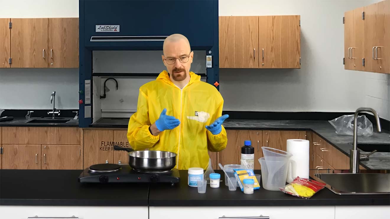 Walter White kocht uns Blue Meth