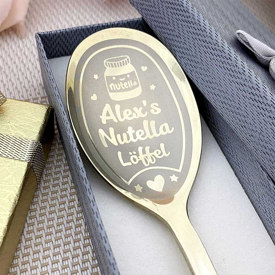 personalisierter Nutella-Löffel