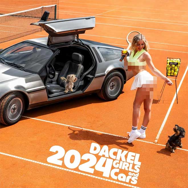 „Dackel, Girls and Cars“-Kalender 2024