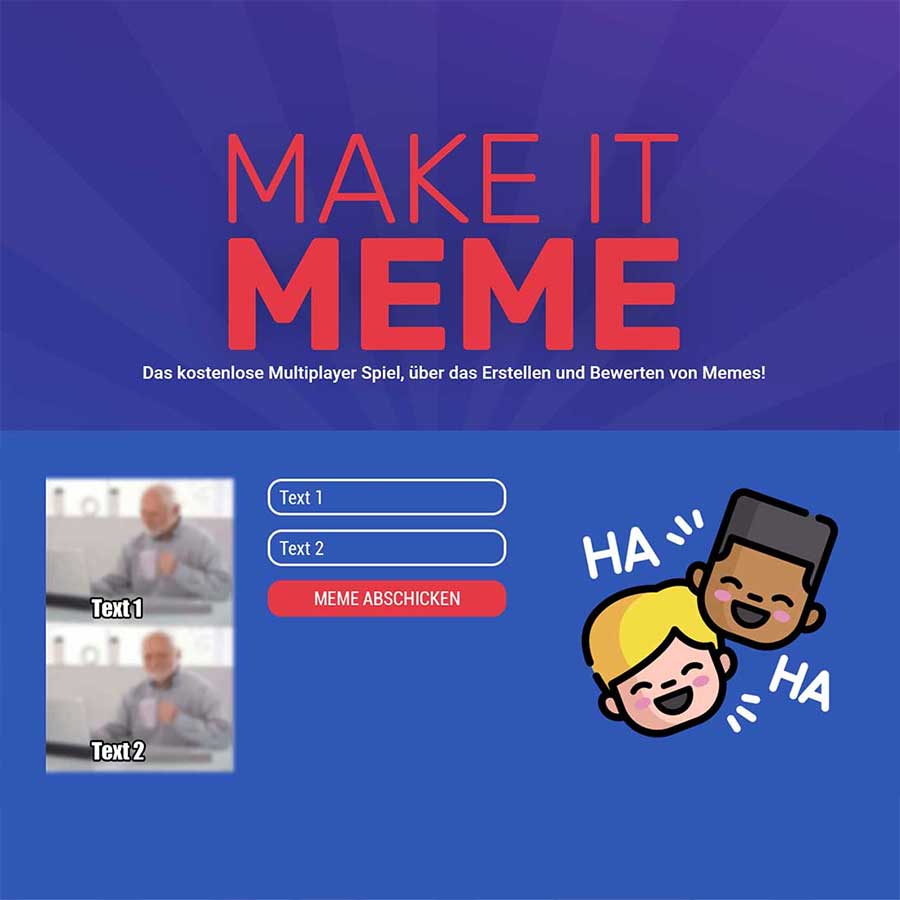 „Make it Meme“-Browserspiel