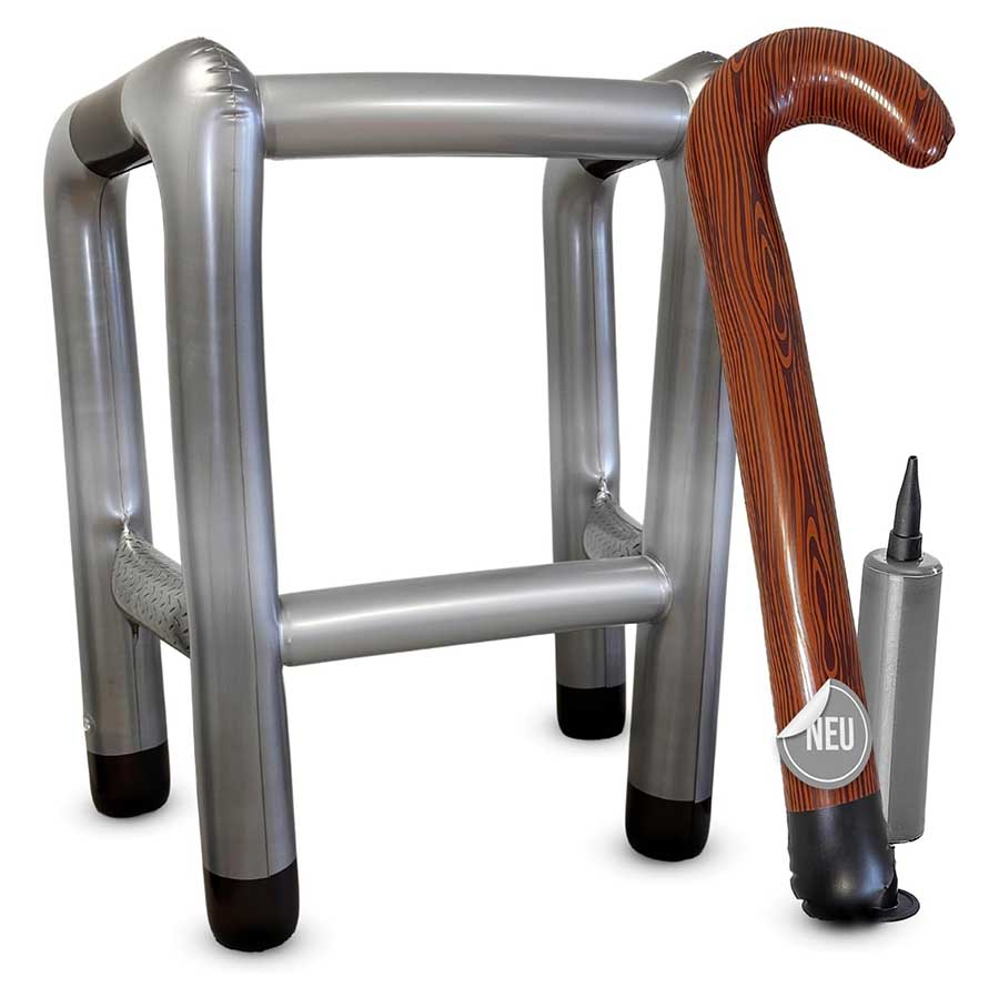 Aufblasbare Gehhilfe