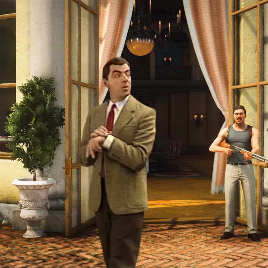 Mr. Bean in Hitman 3