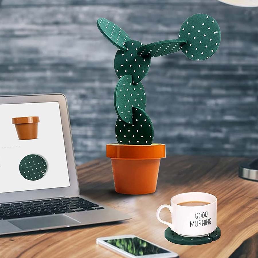 Kaktus-Untersetzer-Set