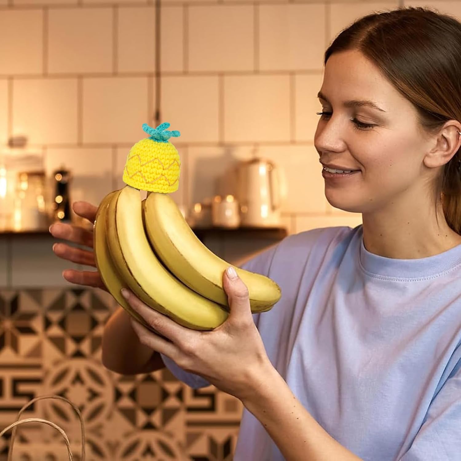 Bananenstengel-Frischhaltehut