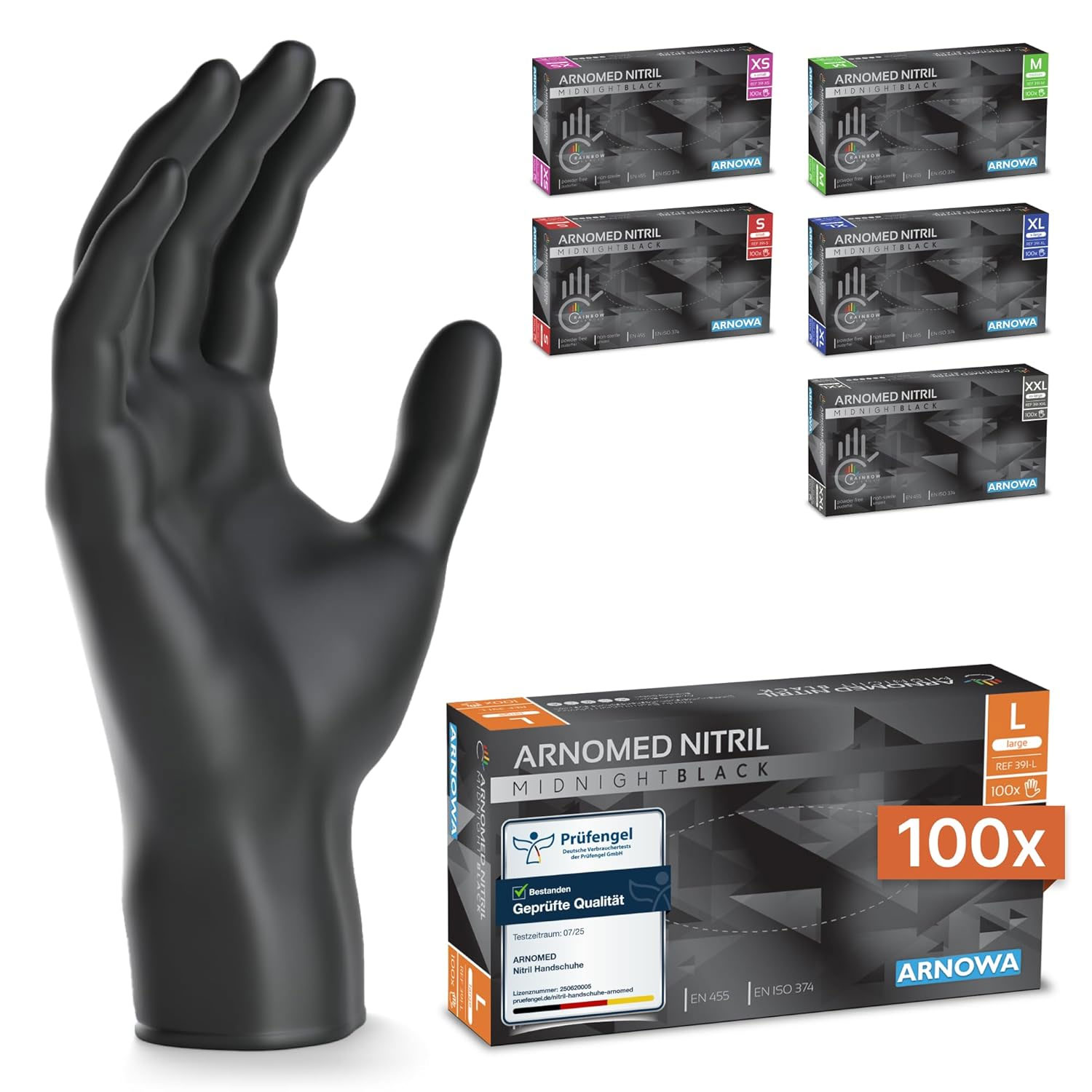 100 Einweghandschuhe (div. Farben)