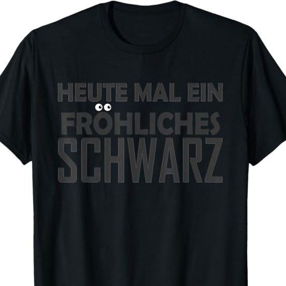 Shirt „fröhliches Schwarz“
