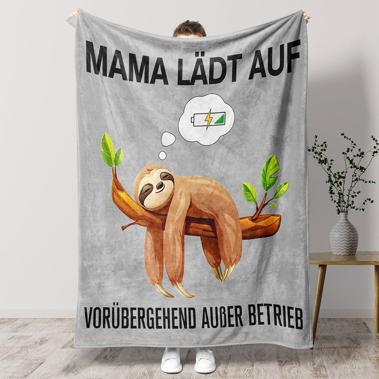 Decke „Mama lädt auf“