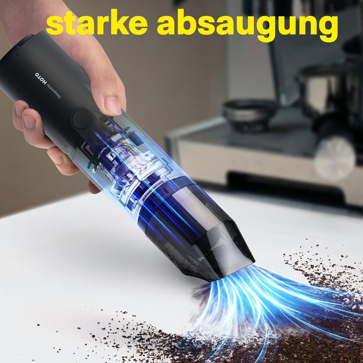 Handlicher Staubsauger für Auto & Co.