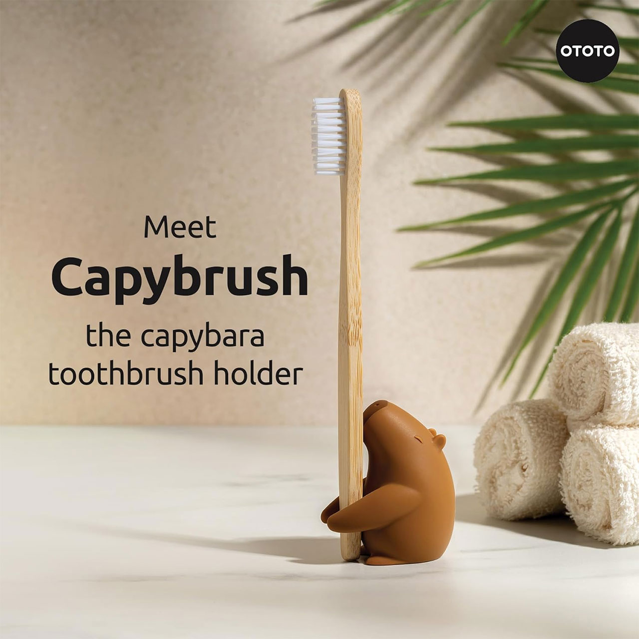 Capybara-Zahnbürstenhalter