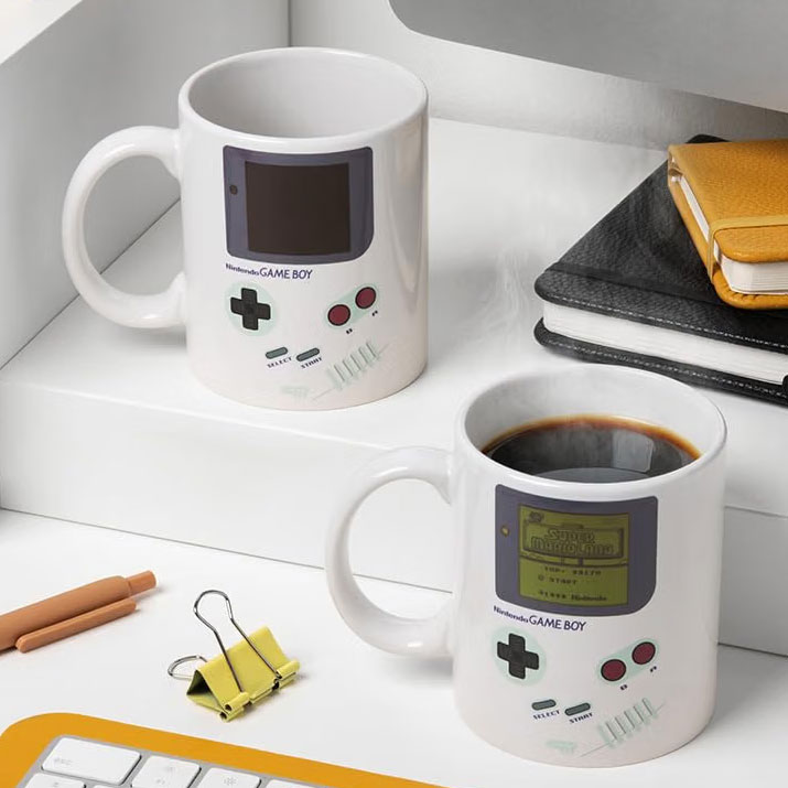 Game-Boy-Tasse mit Thermoeffekt
