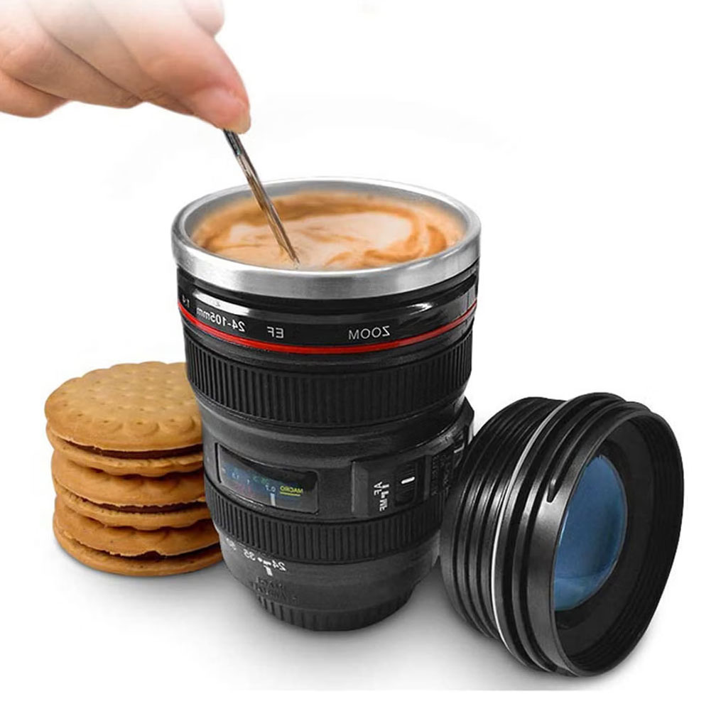 Kamera-Objektiv-Tasse